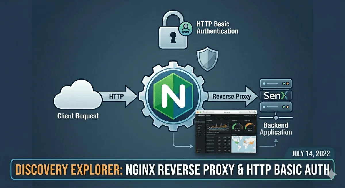 Discovery Explorer + NginX reverse proxy + HTTP basic auth Discovery Explorer + NginX reverse proxy + HTTP basic auth