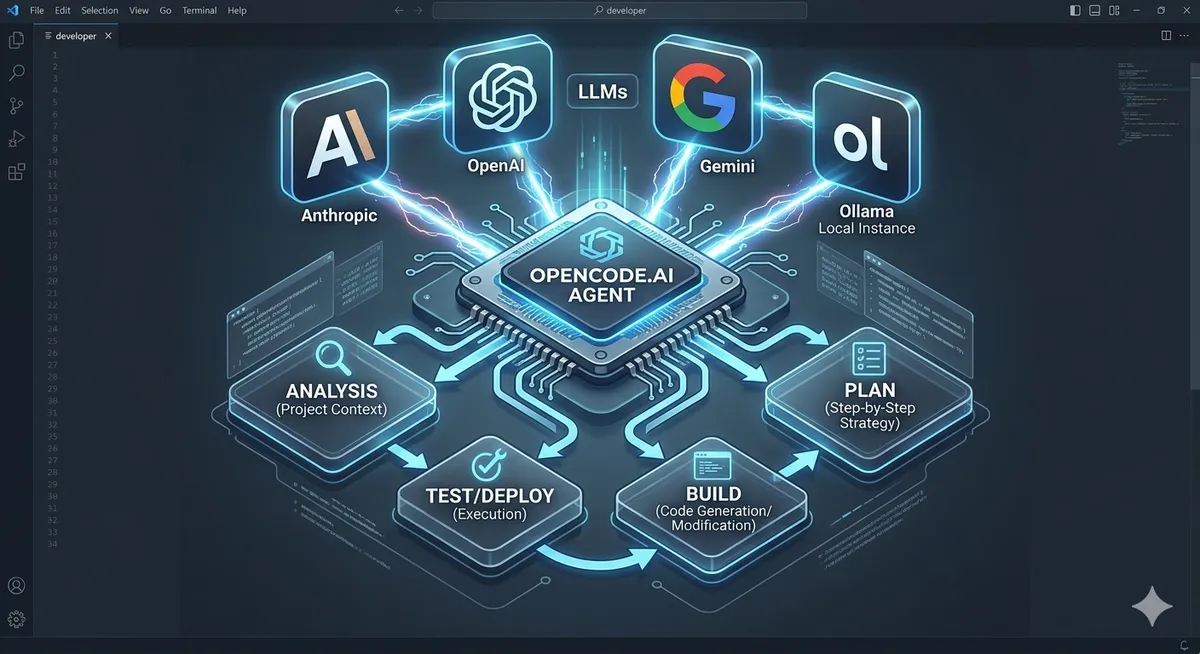 OpenCode.ai, L'Agent IA Open Source qui révolutionne votre Terminal OpenCode.ai, L'Agent IA Open Source qui révolutionne votre Terminal
